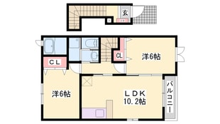 エレガンシアの物件間取画像